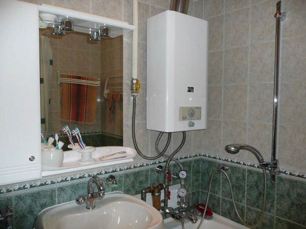 Установка газовой колонки