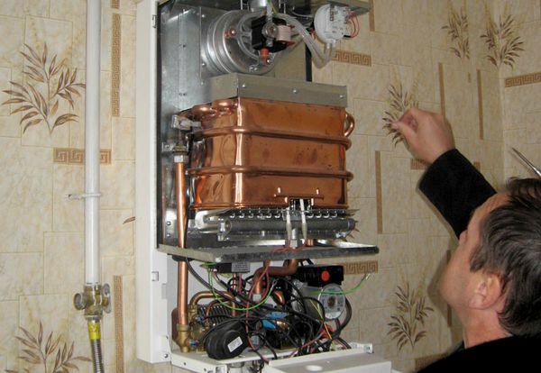 Установка газовой колонки