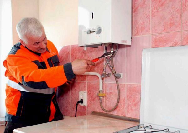 Установка газовой колонки