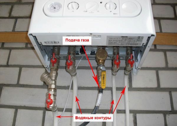 Установка газовой колонки